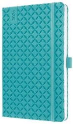  J6103 Sigel Jolie határidőnapló, 2026, 13, 5x20, 3 cm, heti, türkizzöld (J6103)