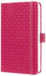 Sigel Jolie határidőnapló, 2026, 9, 5x15 cm, heti, pink (J6104)