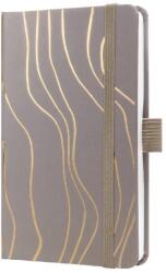 Sigel Jolie határidőnapló, 2026, 9, 5x15 cm, heti, Mocca Meringue (J6350)