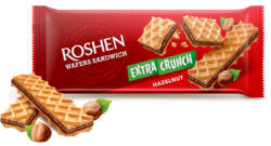 Bonbonetti Roshen Extra Crunch 142g Mogyorós krémmel töltött ostya - vegyesbolt