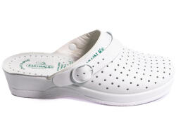 BF Női egészségügyi bőrpapucs övvel 38