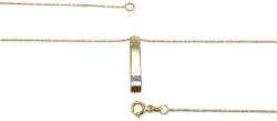 Ékszershop Anker lánc bicolor arany hasáb medállal (1234005)
