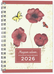 PD Period Önismereti Naptár A/5 Heti Piros 2026 (P41141949)