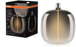 OSRAM LED dekoratív izzó E27 4, 8 W = 10 W 100 lm 1800 K Meleg 320° Füstölt, szabályozható fényerejű izzószálas Vintage 1906 Osram (4058075836464)