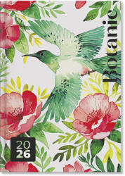 PD Period Botanic Határidőnapló B/6 Heti White 2026 (P41143435)