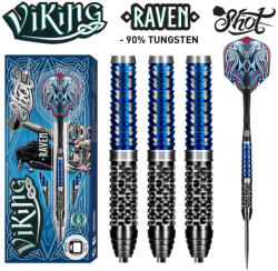 Shot Darts Szett Shot Steel, Viking Raven 23g, 90% Wolfram
