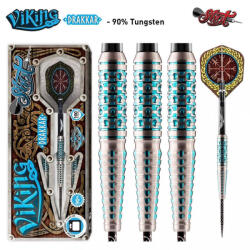 Shot Darts szett Shot steel, Viking Drakkar 27g, 90% wolfram gravírozott