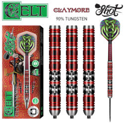 Shot DARTS SZETT SHOT STEEL, CELT CLAYMORE, 23G, 90% WOLFRAM gravírozott