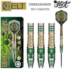 Shot DARTS SZETT STEEL SHOT CELT CERNUNNOS 23G, 90% WOLFRAM gravírozott