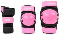 SFR Youth Ramp Triple Védőszett - Fekete Rózsaszín