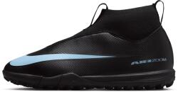 Nike Mercurial Superfly 10 Academy TF műfüves focicipő, gyerekméret, fekete - kék (FQ8310-001)