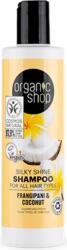 Organic Shop Silky Shine sampon - Frangipani és kókusz - 280 ml