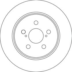 TRW Brzdový kotúč TRW DF6828 (DF6828)
