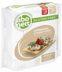 Abonett Zrt. Abonett extrudált kenyér 100g Lenmaggal