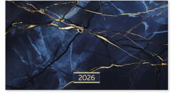 PD Calendar Naptár Tűzött mini zseb fekvő Blue 2026