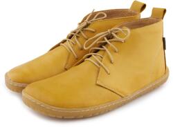 Vlnka Női barefoot bőr cipő Otília, sárga felnőtt cipő méret 41
