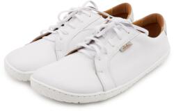 Vlnka Barefoot bőr tornacipő Mira, fehér felnőtt cipő méret 41