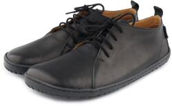 Vlnka Női barefoot bőr cipő Olívia, fekete felnőtt cipő méret 39