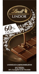 Lindt Lindor táblás 100g 60% Cocoa étcsokoládé - delfinbuvar