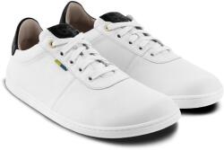 Be Lenka s. r. o Bőr barefoot cipő Royale, fehér/fekete felnőtt cipő méret 44