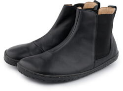 Vlnka Női barefoot bőr cipő Ofelia, fekete felnőtt cipő méret 40