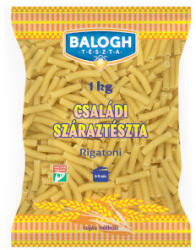 Balogh Tészta BALOGH tészta 1kg Rigatoni - delfinbuvar