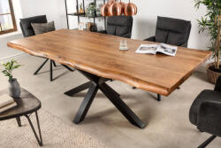 Massive Design étkezőasztal Massive Nature 220 cm - asztallap 60mm - akác