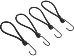 Extol leszorító gumipók klt. 4 db, 18 cm × 6 mm, kampóval, erős Latex gumi, takaróponyva rögzítéséhez - delfinbuvar