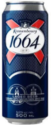 Carlsberg Kronenbourg 1664 Lager 0, 5L doboz DRS