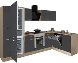 Leziter Yorki 310 sarok konyhabútor alsó sütős, alulfagyasztós hűtős kivitelben (LS310STAN-SUT-AF) - muszakinet