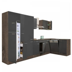 Leziter Yorki 370 sarok konyhabútor felülfagyasztós hűtős kivitelben (LS370YAN-PSZ-FF) - muszakinet