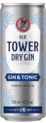 Drinker Old Tower Gin & Tonic 250ml London Dry DRS - delfinbuvar