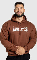 Iron Aesthetics Férfi kapucnis pulóver Iron Aesthetics Frontline, cocoa: XL Barna