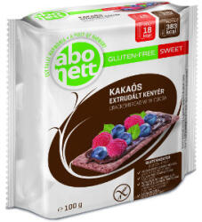 Abonett Zrt. Abonett extrudált kenyér 100g Kakaós