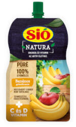 Sió Sió Natura püré 120g 100% Banános gyümölcsmix - delfinbuvar