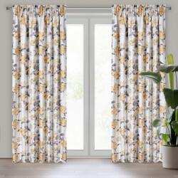 Takoy Puha bársony sötétítő függöny ALISON virágmintával díszítve 140 x 270 cm