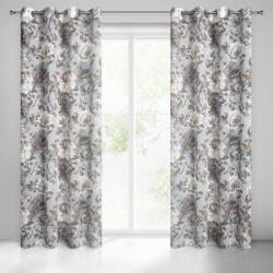 Takoy Öko stílusú sötétítő függöny SANDRA retro virágmintával 140 x 250 cm