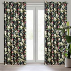 Takoy Puha bársony sötétítő függöny ALEA virágmintával
