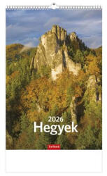 TopTimer Naptár, fali, TOPTIMER "Hegyek (27T9400-02A)