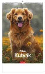 TopTimer Naptár, fali, TOPTIMER "Kutyák (26T9400-10A)