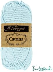 Scheepjes Catona 509 Baby Blue - pasztell kék pamut fonal - 50gramm