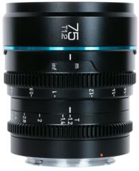SIRUI Night Walker 75mm T1.2 S35 Cine objektív (Fuji X, fekete) (11-03-03-000105)