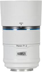 SIRUI Sniper 75mm-es F1.2 APS-C AF objektív Fuji X bajonettel (fehér) (11-03-03-000143)
