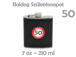 CQ Kft Flaska Boldog 50. Születésnapot 7oz (4817617)