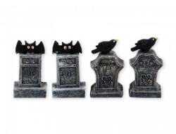 0|CQ Kft Halloween sírkő 4db 5, 5cm (5005994)