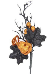 Halloweeni narancssárga-fekete pick - 27 cm (ES06174)