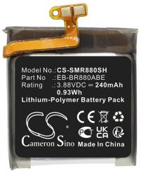 Cameron Sino Li-Polymer akku (3, 88V / 240mAh, Samsung EB-BR860ABY kompatibilis) FEKETE Samsung Galaxy Watch 4 40 mm (SM-R860), Samsung Galaxy Watch 4 eSIM 40mm (SM-R865) (CS-SMR880SH)