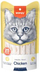 Wanpy WANPY Creamy Treat, Pui, punguță recompense pisici, (piure), 350g