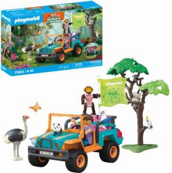 Playmobil - Jucarie de rol Plimbarea animalelor cu vehiculul de teren (PM71854) - ejuniorul