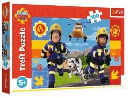 Trefl - Puzzle The ever-helpful Fireman Sam - 100 piese